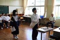 ４②立候補者演説(１年)