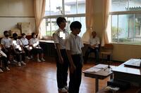 ６①応援演説(２年)