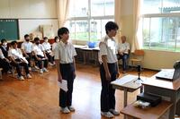 ６②立候補者演説(２年)