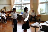 ９②立候補者演説(２年)