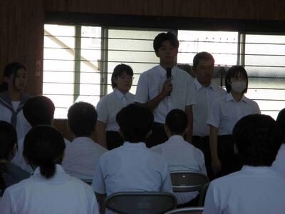 ４　新会長あいさつ