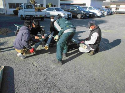 ２　門松づくり