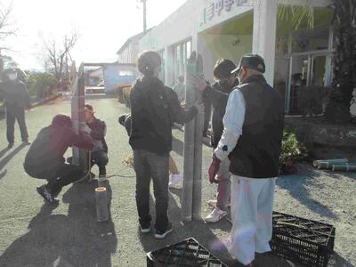 ４　門松づくり