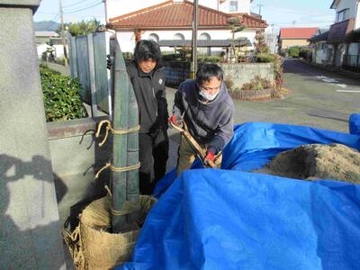 ５　門松づくり