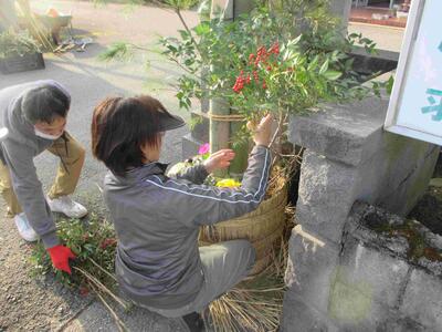 １０　門松づくり