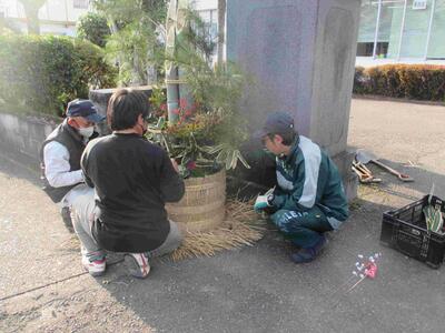 １２　門松づくり