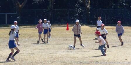 サッカーの練習