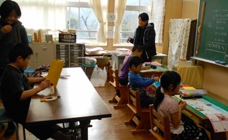 給食感謝会の準備