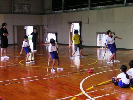 6/28　小：棒踊り練習