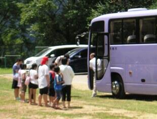 マイクロバスの運転手さんへのお礼