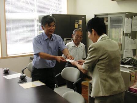 9/10　弘済会からの奨励金の交付