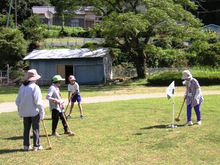 龍房教室とのグランドゴルフ