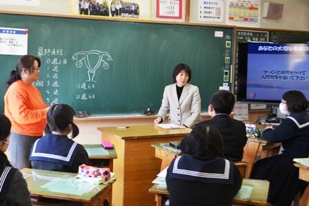 2/24　性に関する保健の授業