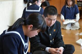 百人一首大会の写真