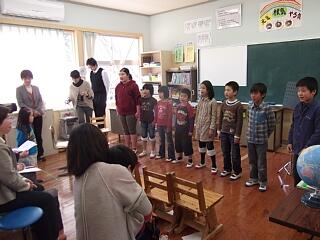 最後に、みんなで合唱しました。