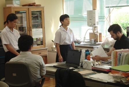 8/26　英語暗唱の練習