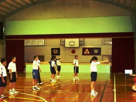 10/9　体育館緞帳