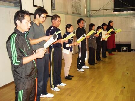 10/17　文化祭にむかって最後の練習