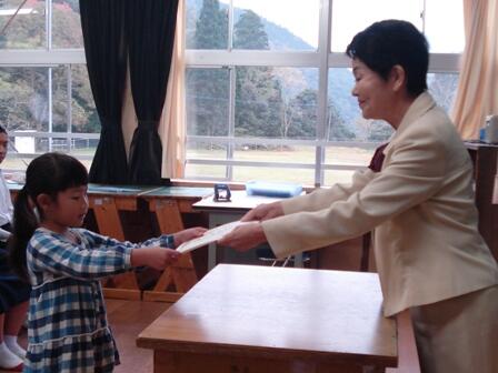 11/6　全校集会での表彰