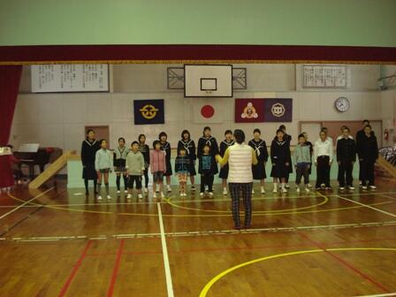 11/26　合唱の練習