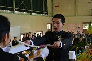 卒業証書授与