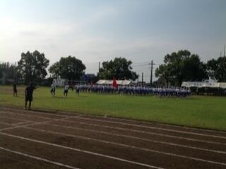 予行練習行進１