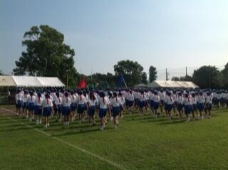 予行練習行進２