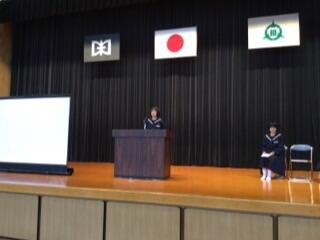 始業式のようす