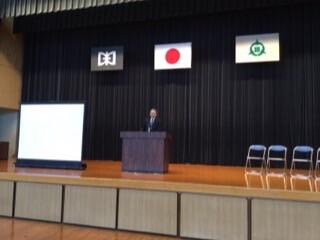 始業式のようす