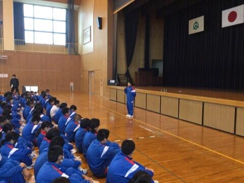 生徒会長あいさつ