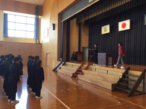 卒業式に向けて