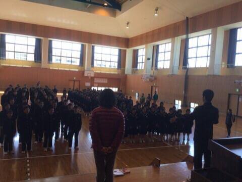 卒業式に向けて