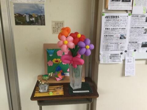 校長室前ギャラリー