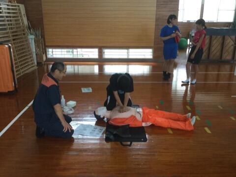 救命処置の研修