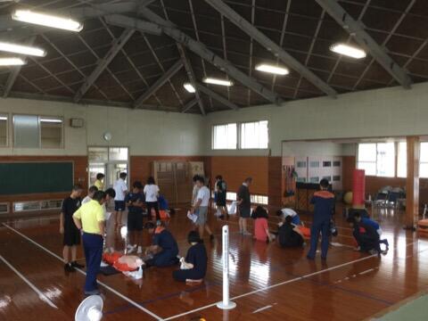 救命処置の研修