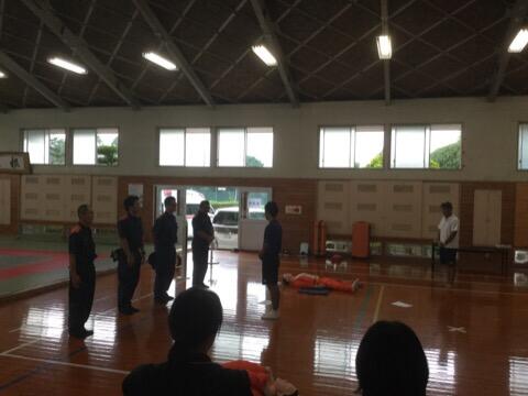 救命処置の研修