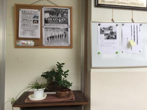 校長室前ギャラリー