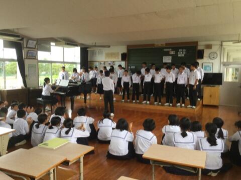 合唱コンクール合同練習