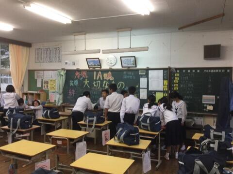 文化祭当日の朝