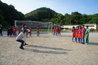 最初に3年生の撮影