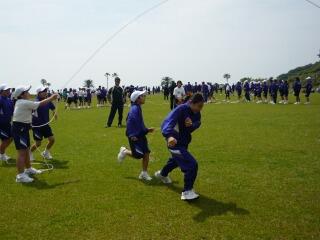 生徒会企画長縄飛び