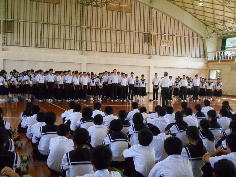 県大会に行く生徒