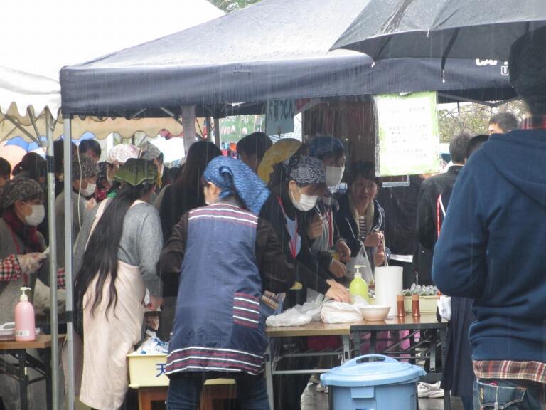 部活動による模擬店