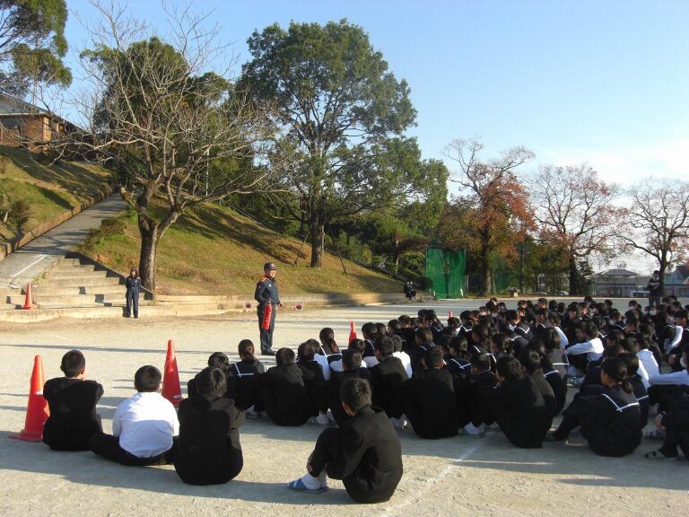 消防署の方のお話