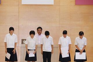 個人で活躍した生徒