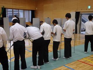 選挙の様子①