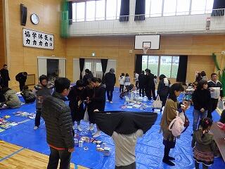 体育館も大忙し