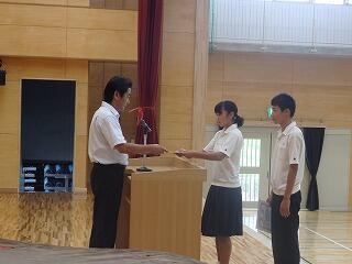 陸上部　中体連