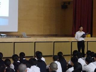 副会長が話しをしました