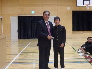 あいさつしたあとに